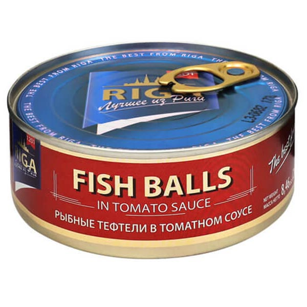 Smoked e/o Fish Balls-Tomato – 8.47 oz (240gr)